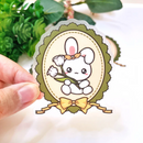 Lily of the Valley Sugar Bun |Transparent Vinyl Sticker