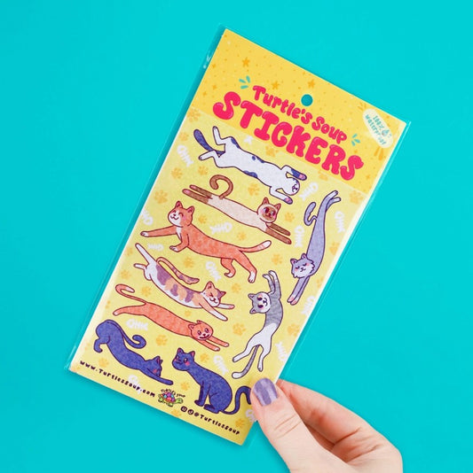 Long Cats | Vinyl Sticker Sheet