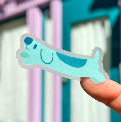 Long Dog | Transparent Sticker
