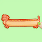 Hot Dog | Long Vinyl Sticker