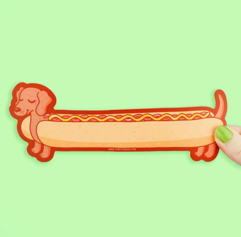 Hot Dog | Long Vinyl Sticker