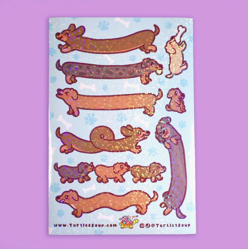 Long Dogs | Vinyl Sticker Sheet