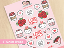Lots of Love | Big Sticker Sheet