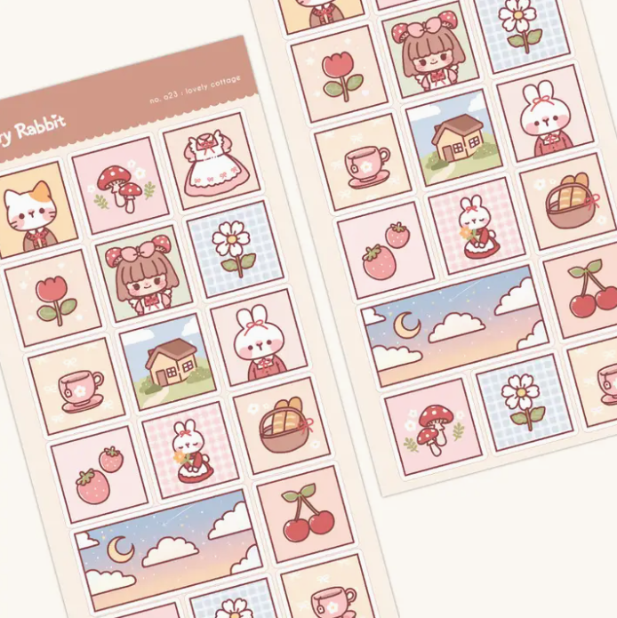 Lovely Cottage | Sticker Sheet