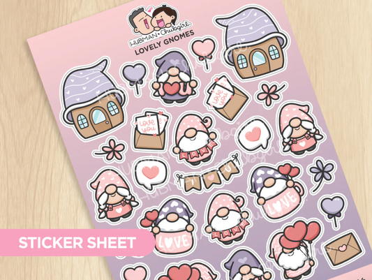 Lovely Gnomes | Big Sticker Sheet
