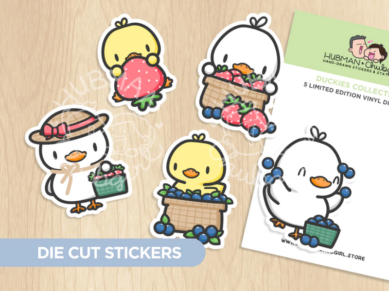 Lucky Duckies | Die Cut Stickers