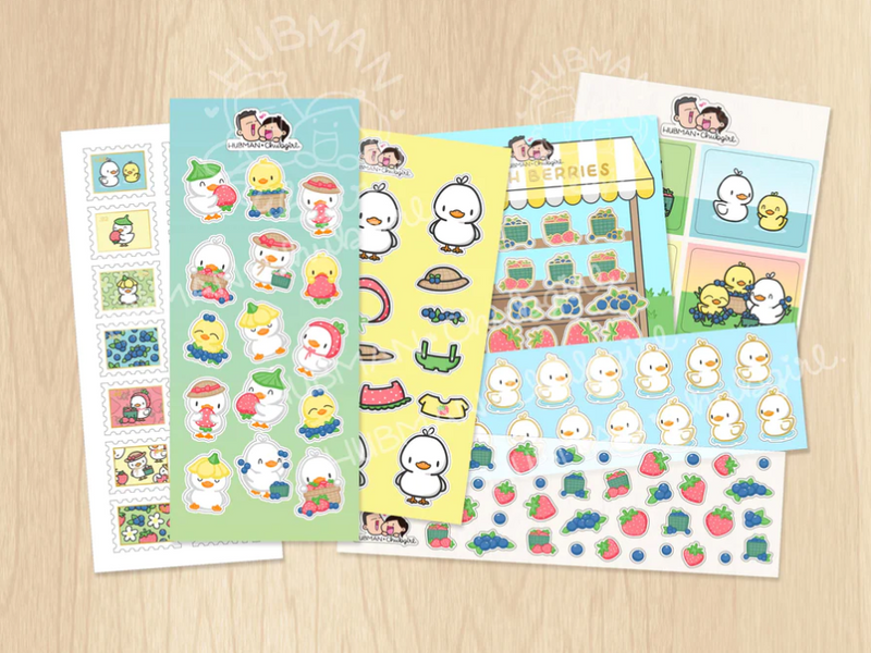 Lucky Duckies | Variety Sticker Pack