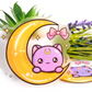 Moon Prism - Luna | Transparent Vinyl Sticker
