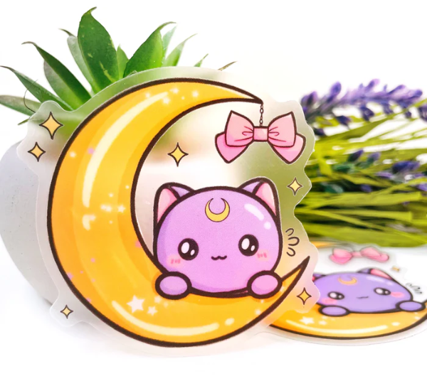 Moon Prism - Luna | Transparent Vinyl Sticker