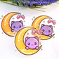 Moon Prism - Luna | Transparent Vinyl Sticker