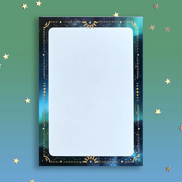 Luna Moth A5 Dot Grid Notepad
