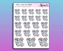Luna No Spend | Sticker Sheet