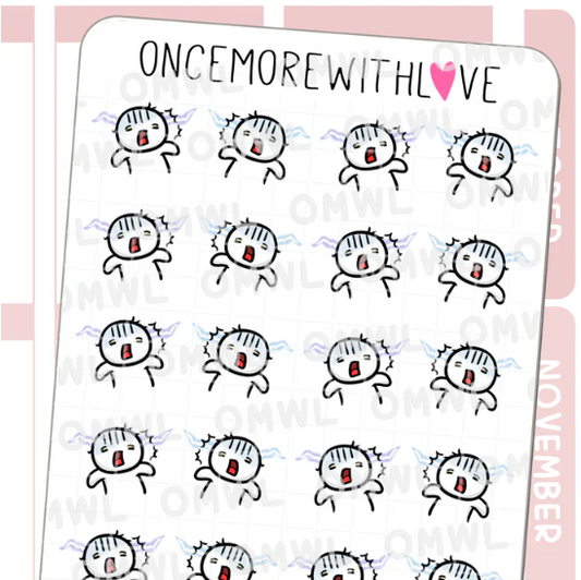 Shocked Realisation | Sticker Sheet