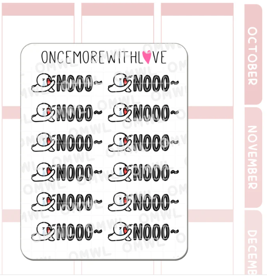 Dramatic Nooo | Sticker Sheet