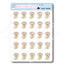 Kawaii Maggie - Sweeping | Sticker Sheet