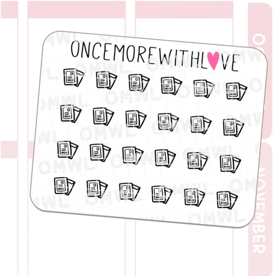 Mini Icons - Mailers | Sticker Sheet