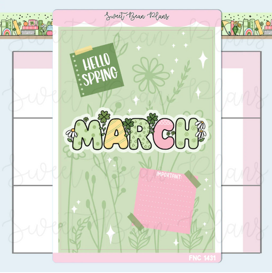 March 2026 Cover Page | Large Sticker