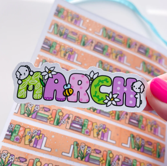 March Bean | Vinyl Sticker