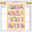 March Bookshelf 2025 | Large Sticker