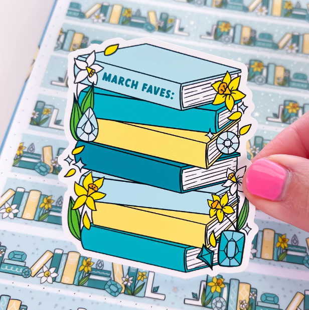 March Fave Books | Vinyl Sticker