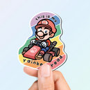 This is my Rainbow Road | Magnet