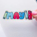 May Bookish | Vinyl Sticker