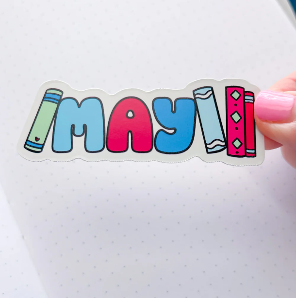 May Bookish | Vinyl Sticker