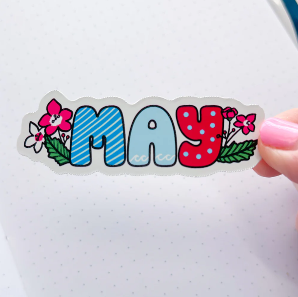 May Floral | Vinyl Sticker