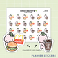 McDonalds Burger and Coffee | Sticker Sheet