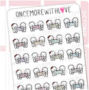 Me and You Munchkin Couple with Banner | Sticker Sheet