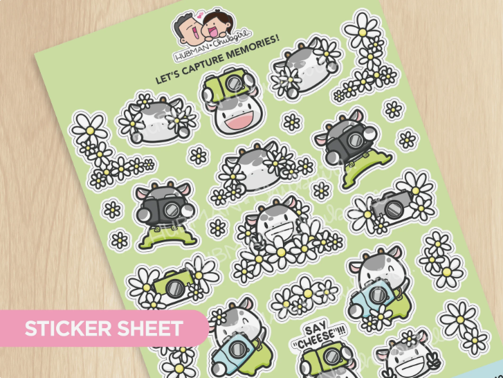 Let's Capture Memories | Big Sticker Sheet