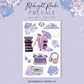 Midnight Reader | Mini Deco Sticker Sheet