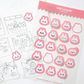 Miki the Bunny Moods | Sticker Sheet