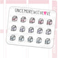 Mini - Milk Carton Doodle | Sticker Sheet