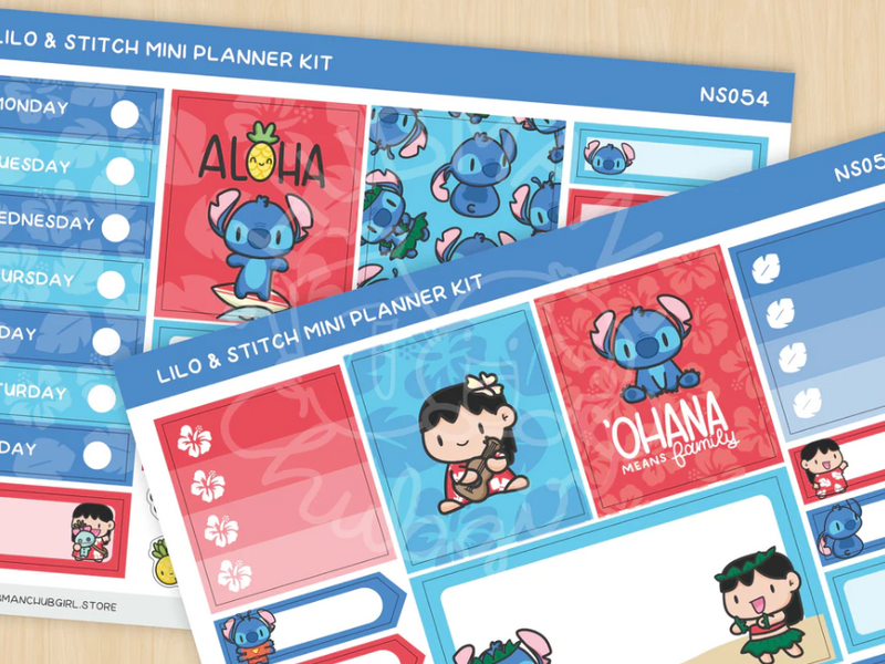 Lilo and Stitch | Mini Planner Kit