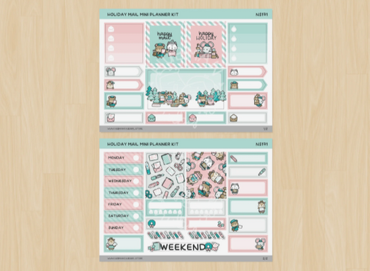 Holiday Happy Mail | Mini Planner Kit