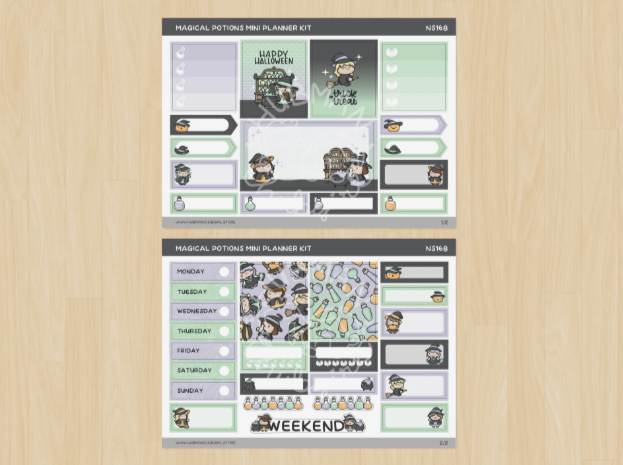 Magical Potions | Mini Planner Kit
