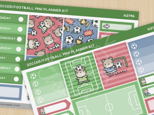 Soccer/Football | Mini Planner Kit