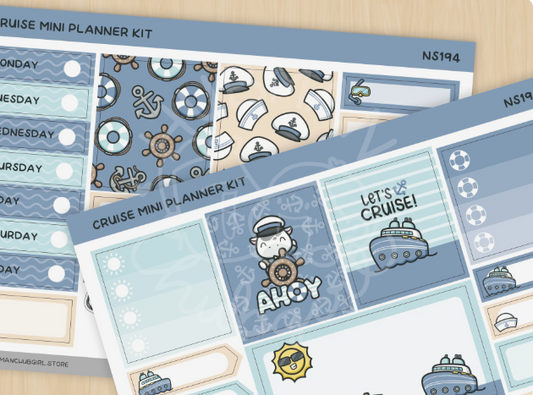 Cruise | Mini Planner Kit