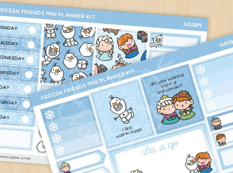 Frozen Friends | Mini Planner Kit