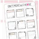 Mini Note Pages | Sticker Sheet