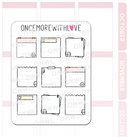 Mini Note Pages | Sticker Sheet