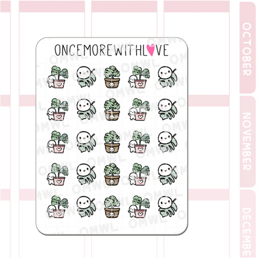 Monstera Plant | Sticker Sheet