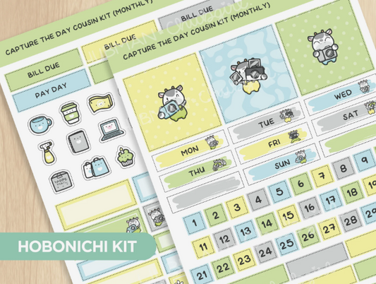 Capture the Day | Hobonichi Cousin MONTHLY Kit
