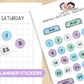 Monthly Date Dots - Positivity Pop-Ups | Sticker Sheet