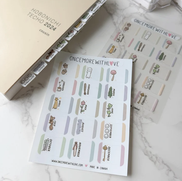 *PREORDER Monthly Tabs - Happy Little Things