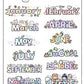 Decorative Months | Sticker Sheet