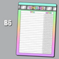 Movie Log Jumbo Sticker