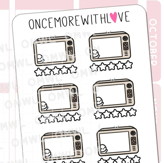 Movie or TV Review | Sticker Sheet