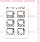 Movie or TV Review | Sticker Sheet